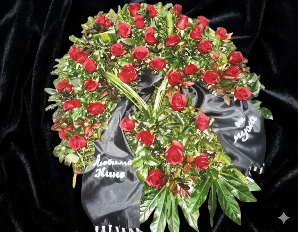 Sarkanas rozes melna lente